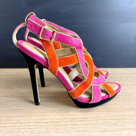 BCBGMAXAZRIA platform sandals - size 8.5M - Picture 1 of 12